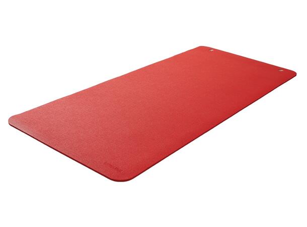 Treningsmatte 180 x 100 x 1 cm - Rød Med hull til oppheng
